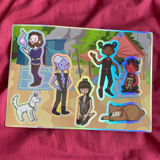 Camp Companions Sticker Sheet