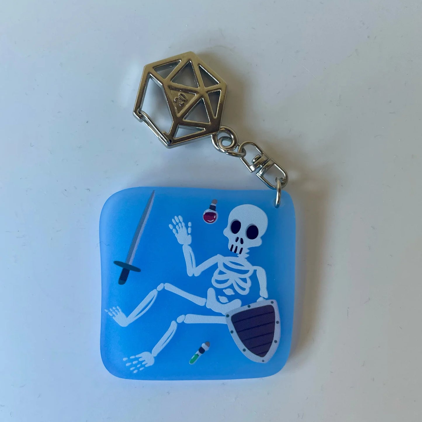 Gelatinous Cube Keychain