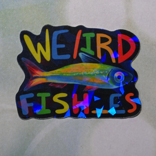 Weird Fishes Holographic Sticker