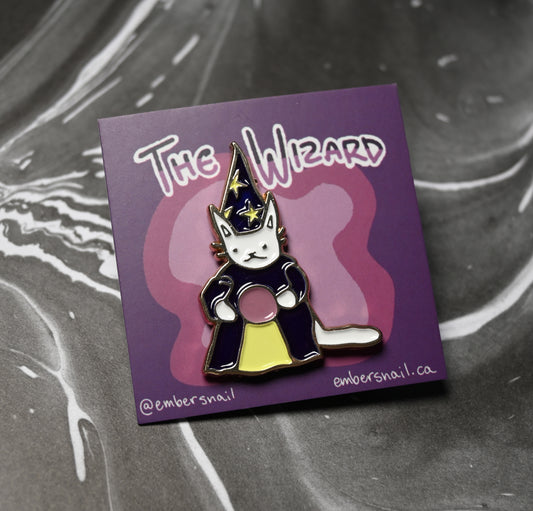 The Wizard Enamel Pin