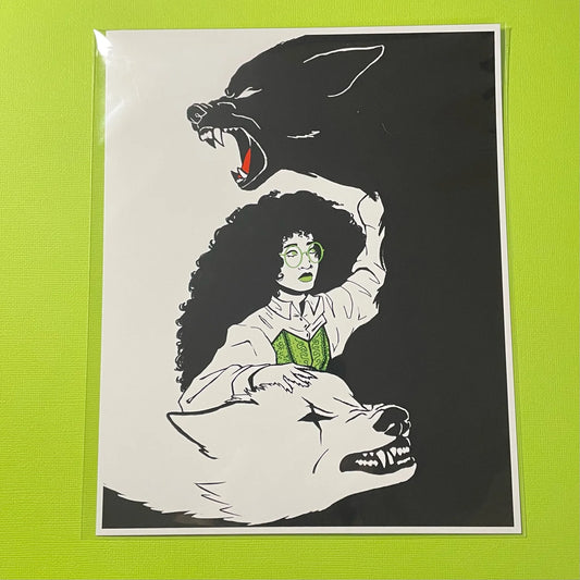 Wolves Jade Harley Print